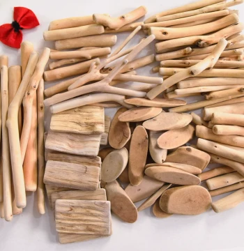 Kindergarten Home Creative Pastoral Forest Style DIY Handmade Driftwood Branches Sticks Wood Slices Ornaments