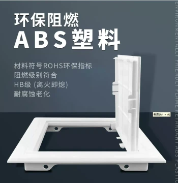 ABS Inspection Port Drain Pipe Access Cover Pipeline Sewage Bathroom Decorative Cap Maintenance Hole