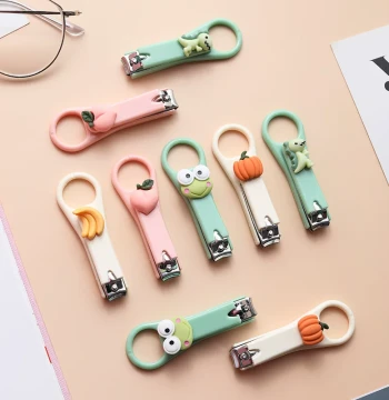 Cute Cartoon Girly Nail Clippers, Single Pack for Children, Creative Household Portable Small Nail Nippers