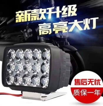 Super Bright LED Headlight Bulb for Electric Scooters, Motorcycles, and Tricycles - Universal External Mount, No Wiring Required