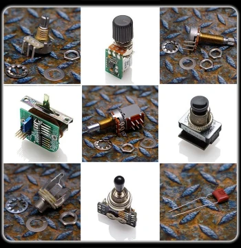 EMG/OEM Parts/Potentiometers/Selector Switches/Boost/Mute Switch/Capacitors/Jacks/Solderless