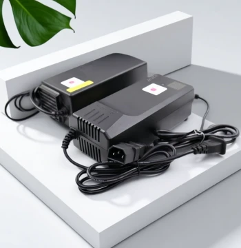 Aima Original EV Charger with Potting Glue for Lead-Acid Batteries (48V/60V/72V 12A/20A) and Lithium Batteries - Genuine Factory Product