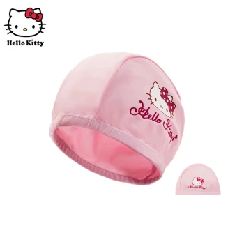 Hello Kitty Children's Swim Cap Baby Cartoon Swimming Cap Girls' Hat