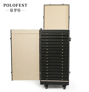 Shenzhen Shuibei Jewelry Storage Cabinet Large Capacity High-End Ring Necklace Earring Bracelet Exhibition Jewelry Box