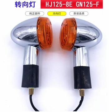 Cruiser Motorcycle Turn Signal Assembly for HJ125 8E 8CGN125 F 2F, Turning Direction Light Accessories