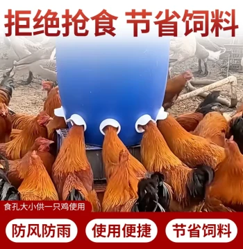Automatic Poultry Feeder: Dedicated Dispenser for Chickens, Ducks, Geese, and Pigeons, Auto-Feed Trough, Chick Feeding Tool