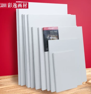 Caiyi Stretched Canvas Frames - Pure Cotton Linen Oil Painting Boards with Frames, Custom Acrylic Panels, Bulk Wholesale for Beginners, Includes Paint Sets