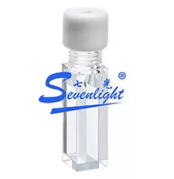 Qiguang Sealed Micro Quartz Fluorescence Cuvette (Screw-Cap Fluorescence Sample Cell/Anaerobic Operation)