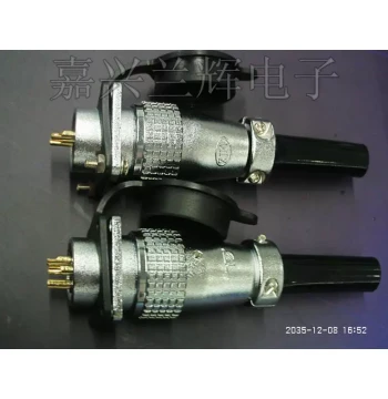 Zhongqiang Aviation Plug TP20-6 Pin P20 Connector 20MM Mounting Hole