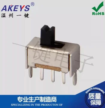 Various Heights 2-Position Toggle Switch with 2 Fixed Pins, 2.0mm Pin Spacing, 3-Pin Vertical Style SS-12D07 (1P2T)
