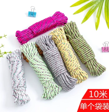 Thickened Drying Rope, Nylon Non-Slip Windproof Clothesline for Outdoor Laundry and Quilts, Household Wear-Resistant Design