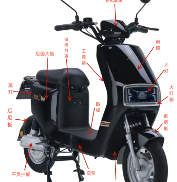 Plastic Shell for New National Standard Electric Vehicle f6 Painted Parts, Jinjian Yadi Vehicle Shell