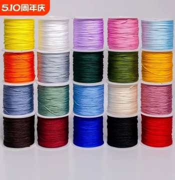 72 Jade Line Hand Braided Rope Cord Pendant Bracelet Necklace Hand-Woven Hand Rope DIY Materials Gold Shop Special