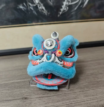 Awakening Lion Car Ornament, Heroic Lion Youth Gift, Cartoon National Trend New Product Lion Dance Hand Model