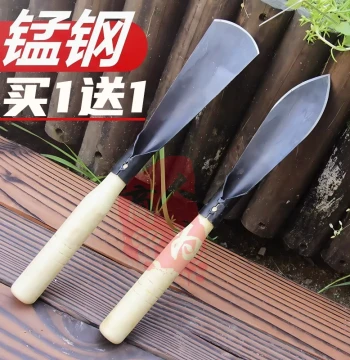 [Buy 1 Get 1 Free] Manganese Steel Small Shovel for Weeding, Digging Wild Vegetables, Planting Flowers and Vegetables, Outdoor Gardening Iron Spade