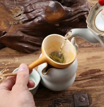 Gourd Tea Strainer Filter Net, Gourd Ladle, Tea Canister, Teapot Cup, Handmade Tea Ceremony Natural Gourd Tea Filter Set
