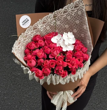 Xingyu Autumn/Winter Series Vintage Lace Hollow Fabric Flower Wrapping Tulle DIY Fresh Flower Packaging Paper Materials Romantic and Exquisite