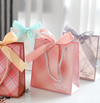 High-Appearance Birthday Thank You Teacher's Day Ins Gift Bag Graduation Handheld Paper Bag Gift Bag Candy Small Bags