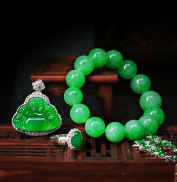 Group Buy Link *Natural Grade A Jadeite Buddha, Lotus Leaf, Fish, Dragon Pearl, Ice Variety Landscape Pendant