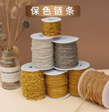 Color-Fast Chain: Dense Snake Bone Chain with Tassel and O-Link Extension for Necklace and Bracelet DIY Jewelry Making (5 Meters)