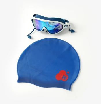 Children's Summer Soft Silicone Swim Cap Boys Girls Waterproof Ear Protection Beach Swimming Simple Hat Medium to Large Kids