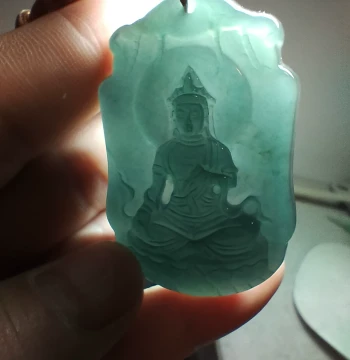 Natural Grade A Jadeite Raw Material Slices and Offcuts #19