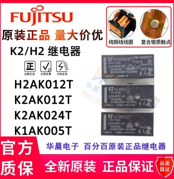Fujitsu Relays Models F1CA024V, H2AK012T, K2A, K1AK005T, 012, 024T (6-Pin / 8-Pin)