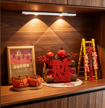 Housewarming Celebration Decoration Set - 'Step-by-Step Promotion' Ladder and Firewood Ornaments - Complete Kit for Moving-In Ceremony and Gifts