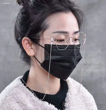 Women's Retro Eyeglass Chain, Neck-Hanging Eyeglass Chain, Men's Simple Sunglasses, Reading Glasses, and Myopia Glasses Cord