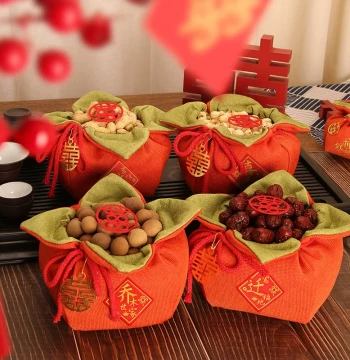 Persimmon Brings Good Fortune Housewarming Gift – Persimmon Ornament for New Home Decoration and Moving-In Ceremony