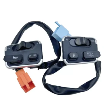 Compatible with Yadea Electric Scooter Switch Assembly Youku Youbu Switch Headlight Horn Repair Integrated Assembly High/Low Beam