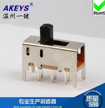 SS-22H02/05(2P2T) Various Heights Vertical Slide Connector 6-Pin 2-Position Vertical Slide Switch