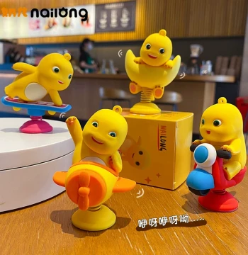 Baimao Milk Dragon Wobbler 2026 New Arrival Office Desktop Ornament Home Car Decoration E-bike Accessory