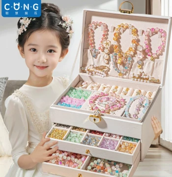 Children's Day Bracelet Beaded Bracelet Handmade DIY Materials Little Girl Birthday Gift Box Girls 10 Years 6