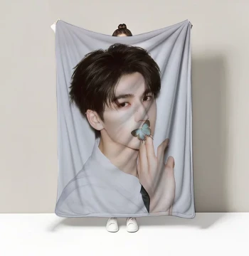 Zhang Linghe Blanket Merchandise Zhu Yu Blanket Same Style Throw Blanket Four-Season Practical Support Gift Air Conditioner Poster Wall Art