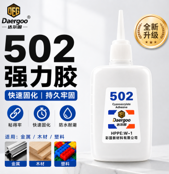 502 Super Glue - Official Authentic Industrial Grade, Large Capacity for Shoes, Metal, Plastic, Glass, Iron, Wood, Acrylic, Ceramics; Also Suitable for Crafts & Students (401 Alternative)
