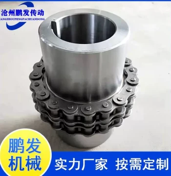 45# Steel Sprocket Gear Coupling, GL Chain-Type Coupling Roller Chain Connector with Chain KC Type