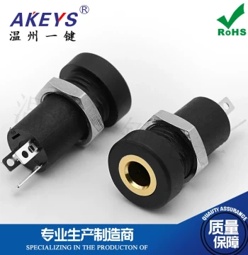 Headphone Jack PJ-392A/391 3.5MM Audio Video Socket Stereo with Internal Screw Thread 3/4 Pin