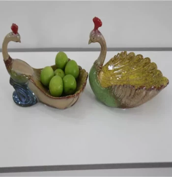 Ceramic Craft Simulated Animal Fruit Plate, Desktop Snack Tray, Storage Ornament, Home Decor
