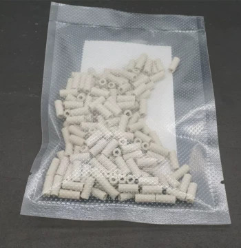 COD Anti-Explosion Porcelain Beads, Laboratory Boiling Stones for Distillation Apparatus, Anti-Splash Artificial Small Porcelain Granules 50g/Pack