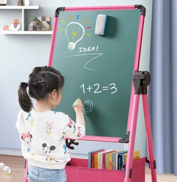 Toddler Magnetic Drawing Board Toy with Stand, Home Baby Writing Whiteboard, Erasable Graffiti Easel