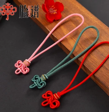 Chinese Knot Handle Rope Tassel Fringe Hanging Cord Wenchang Knot Ornament Accessory Auspicious Knot Hanging Rope Ancient Style Jewelry Accessory