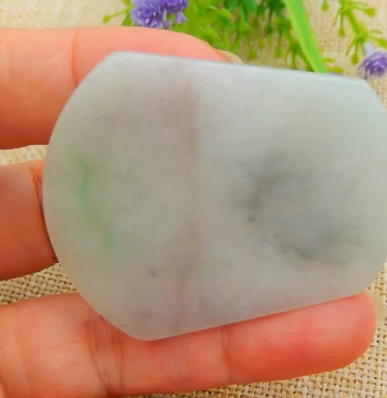 Jadeite Rough Stone Colored Material Ice Species Raw Stone Clear Material Bracelet Core Floating Green Floating Flower Red Jadeite Plaque Violet Pendant