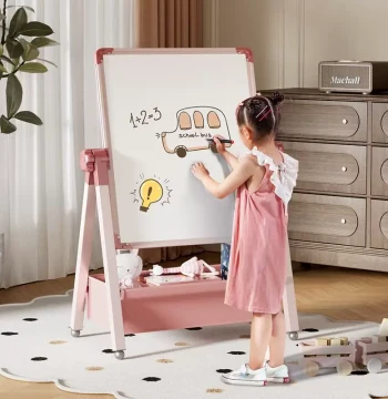 Kids Drawing Board Home Stand Magnetic Small Blackboard Baby Erasable Writing Teaching Graffiti Coloring Double-sided Whiteboard