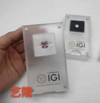 IGI Loose Diamond Display Collection Storage Box, Lab-Grown Diamond, Moissanite, Natural Diamond, CVD Shipping Box