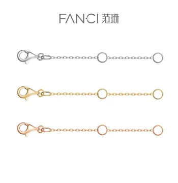 Fanci Fanqi 925 Silver Extension Chain 5cm, Single Purchase Only, No Shipment Without Additional Items