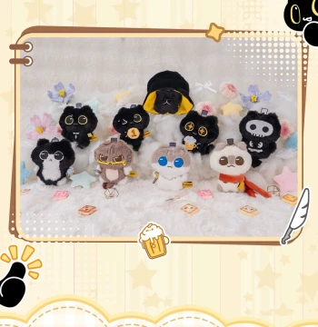 [Yuewen Goodies] Lord of the Mysteries: Cat's Adventure Series Plush Keychain Blind Box, Fool Merchandise