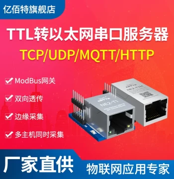 TTL/UART to Ethernet Module Serial to RJ45 Port Modbus TCP to RTU IoT TCP IP