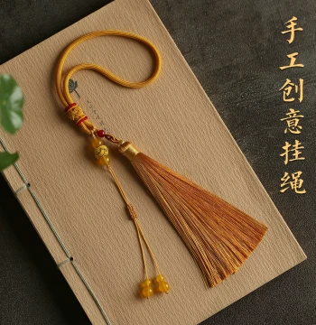 Gourd Lanyard Ornament Collectible Braided Rope DIY Jewelry Accessories Car Hanging Tassel Pendant Handle Piece Handmade Accessory
