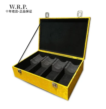 45-Slot Large Capacity Adjustable Bracelet Box with Movable Inserts, Velvet & Glass Top Reinforced Jewelry Case for Jade Bangles